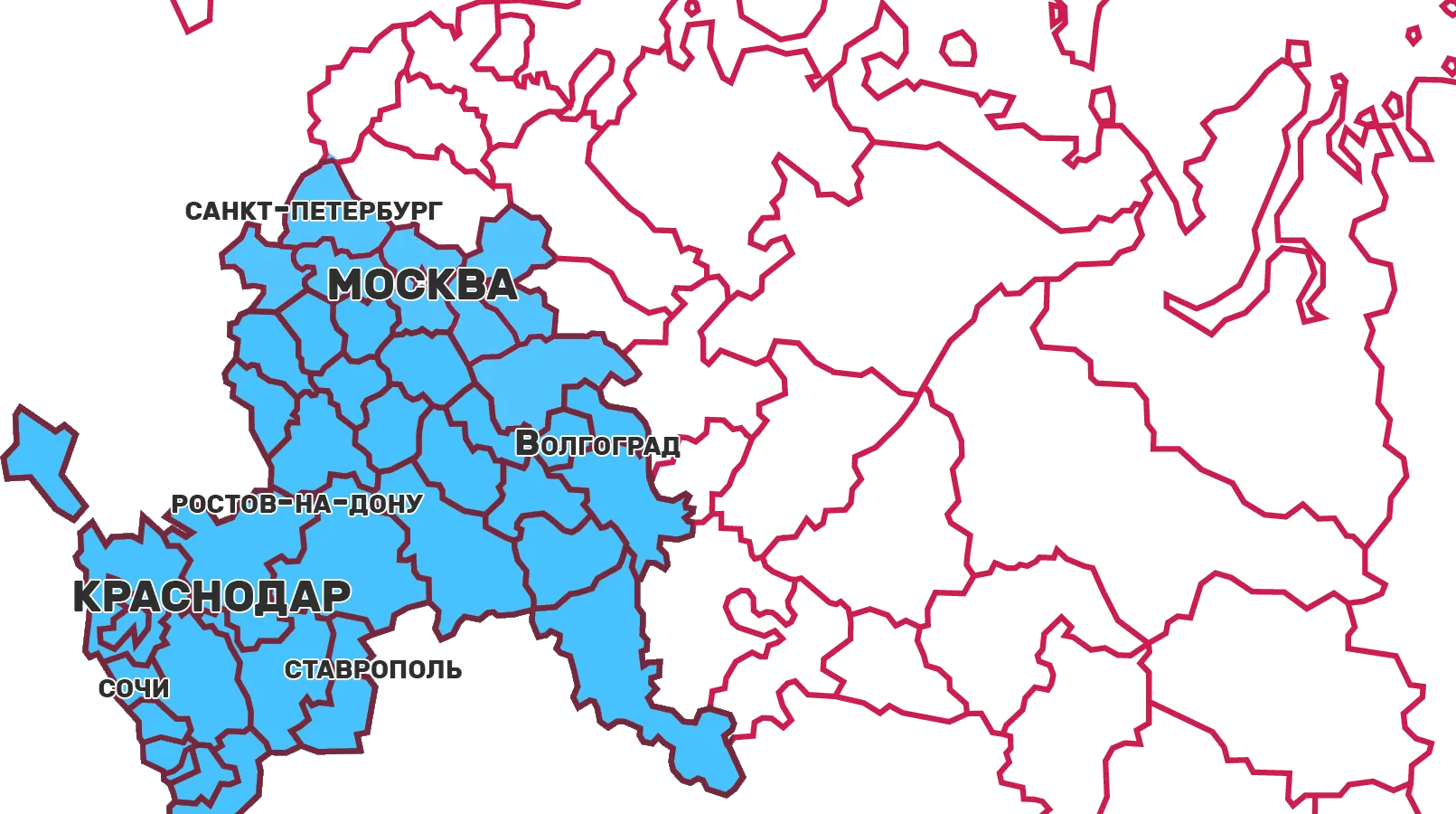 Карта в Новороссийске